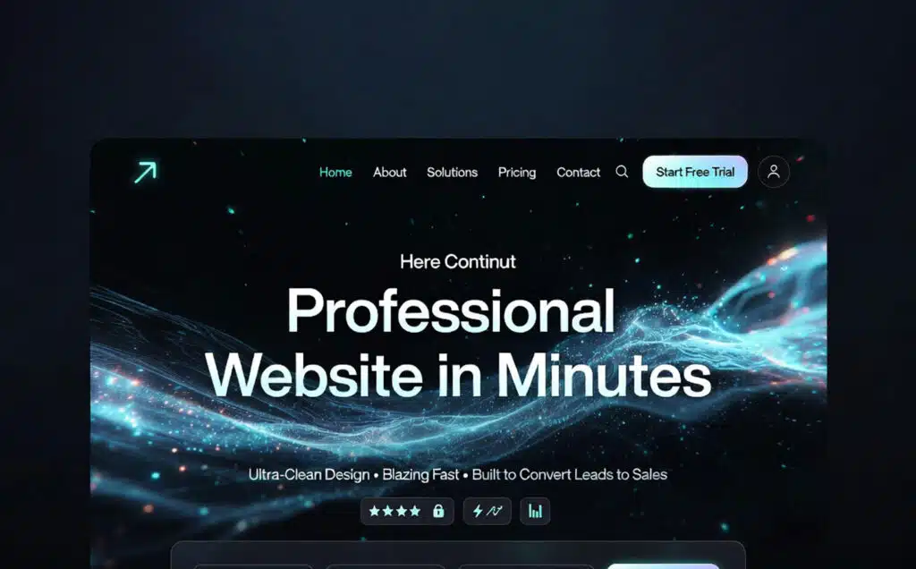 AI Website Builder: Get a Professional, High-Converting Site Live Today 6 AI website builder from WP Support Lab creating a professional business site