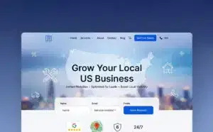 US business website builder from WP Support Lab creating a local service site