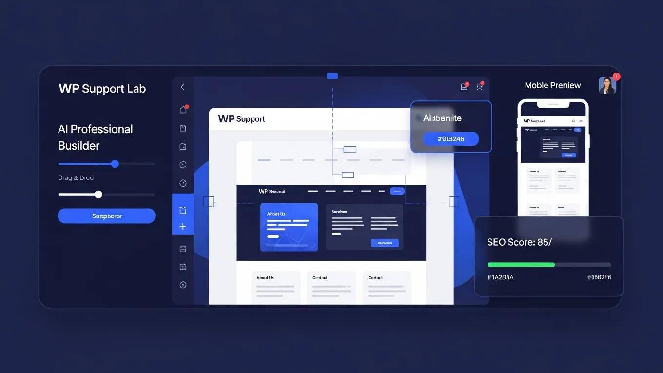 Professional AI Website Builder: Get a Business Site Live in Days | WP ...