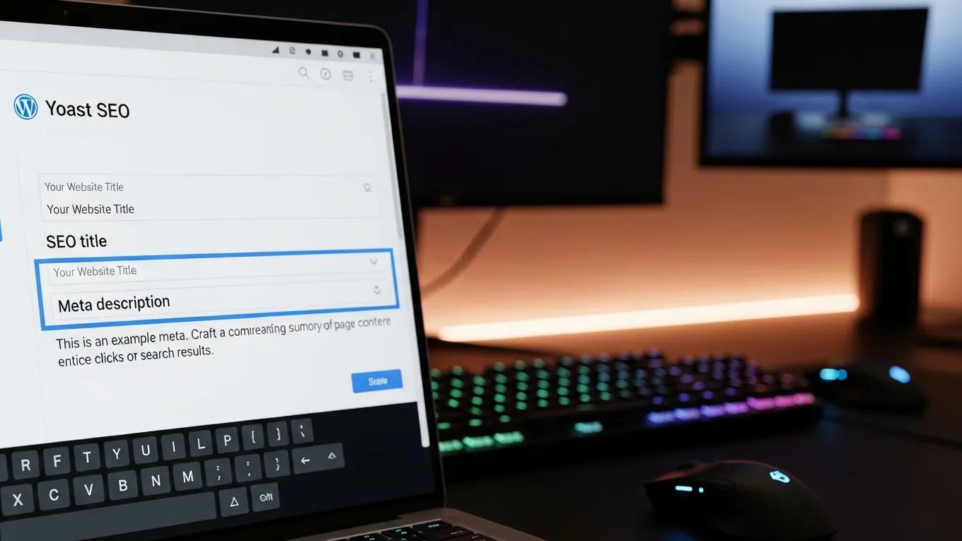 WordPress SEO Tools: 7 Plugins to Master 2 Close-up of WordPress plugin installation interface showcasing SEO plugin configuration settings
