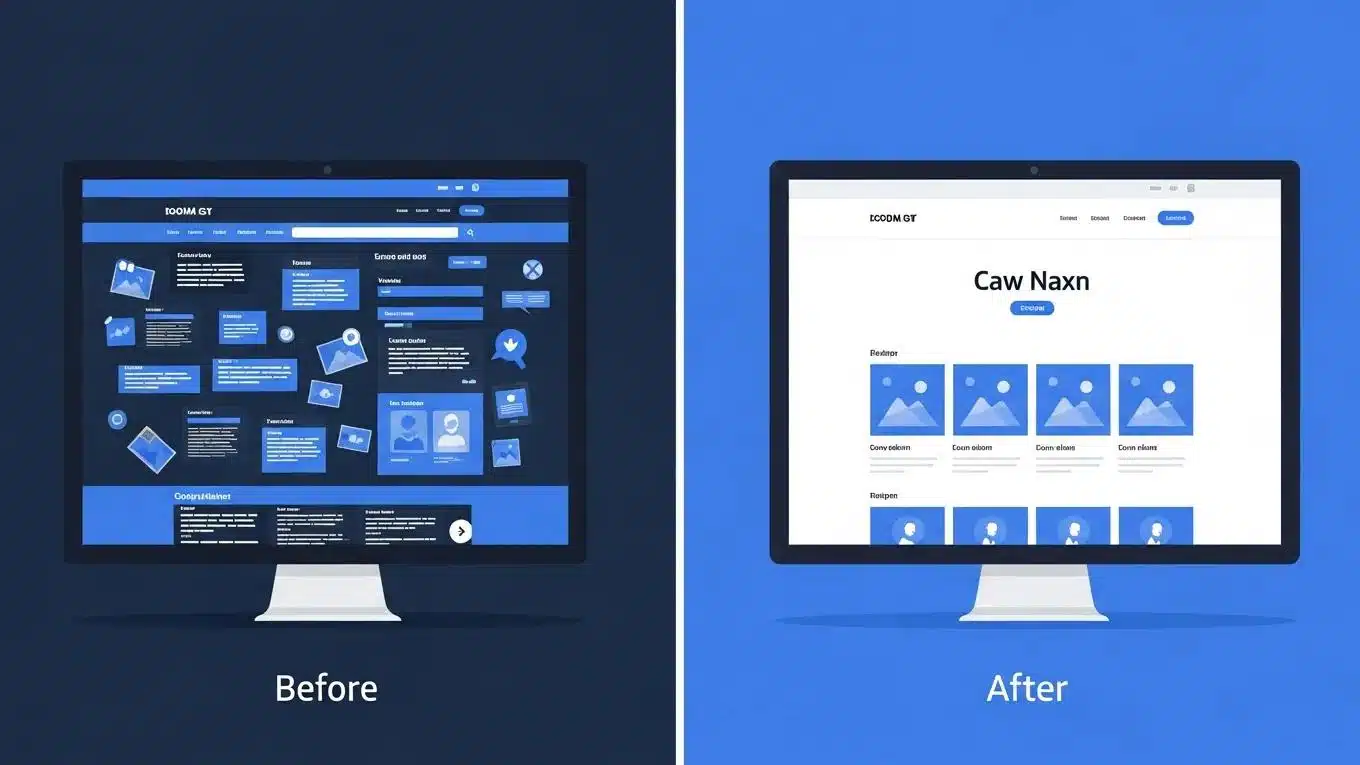 Case Study: How WP Support Lab Transformed Cardoze & Lindo's Website 2 Comparison of Cardoze & Lindo's website before and after transformation highlighting performance improvements
