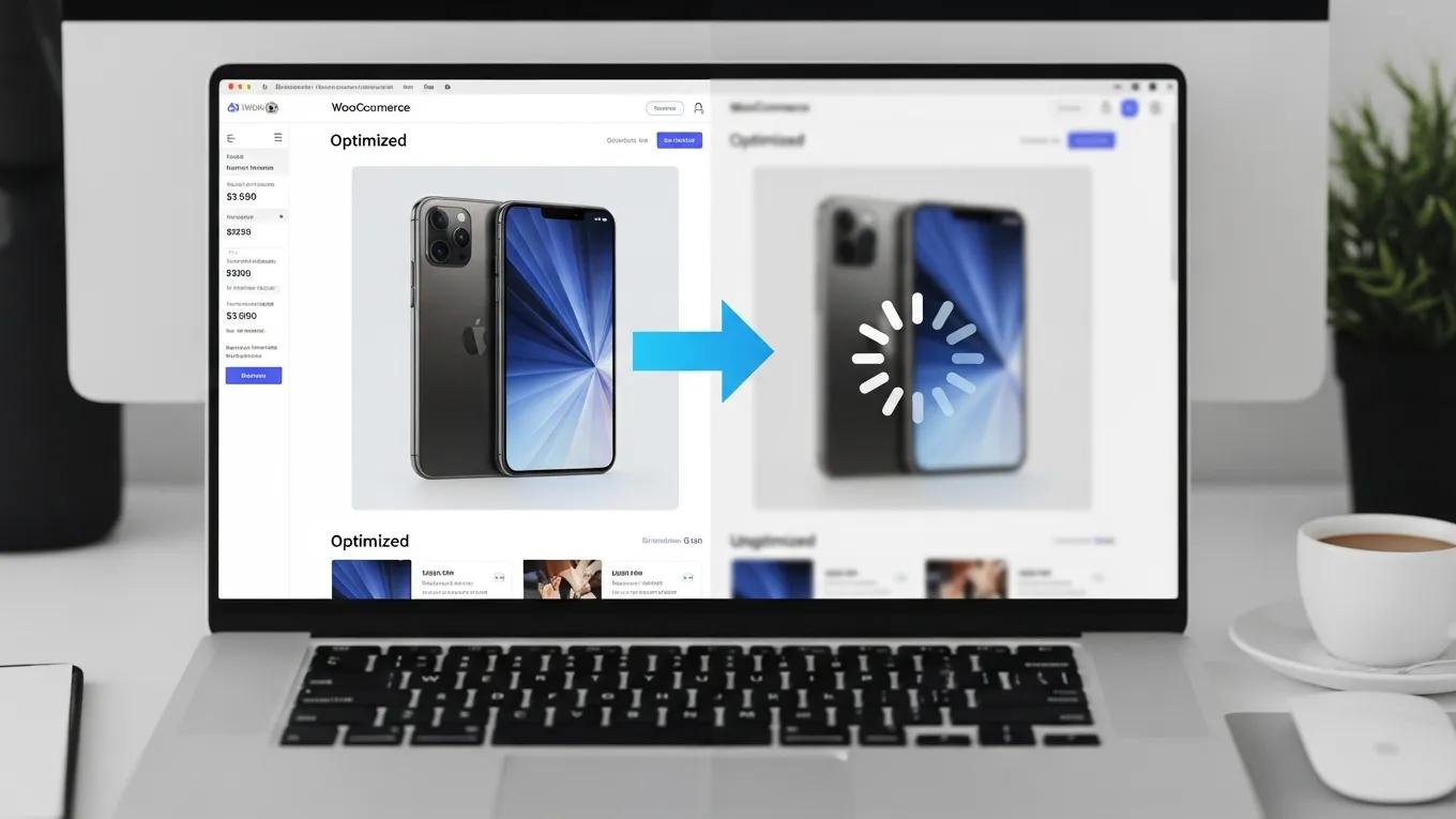 WooCommerce Product Page Optimization: 8 Proven Conversion Tactics 1 Comparison of optimized and unoptimized product images on a WooCommerce site