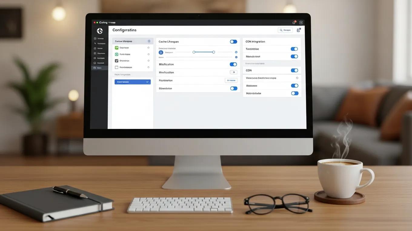 WordPress Plugin Guide: 5 Must-Haves to Master 2 Configuration settings of a caching plugin, emphasizing website performance enhancement