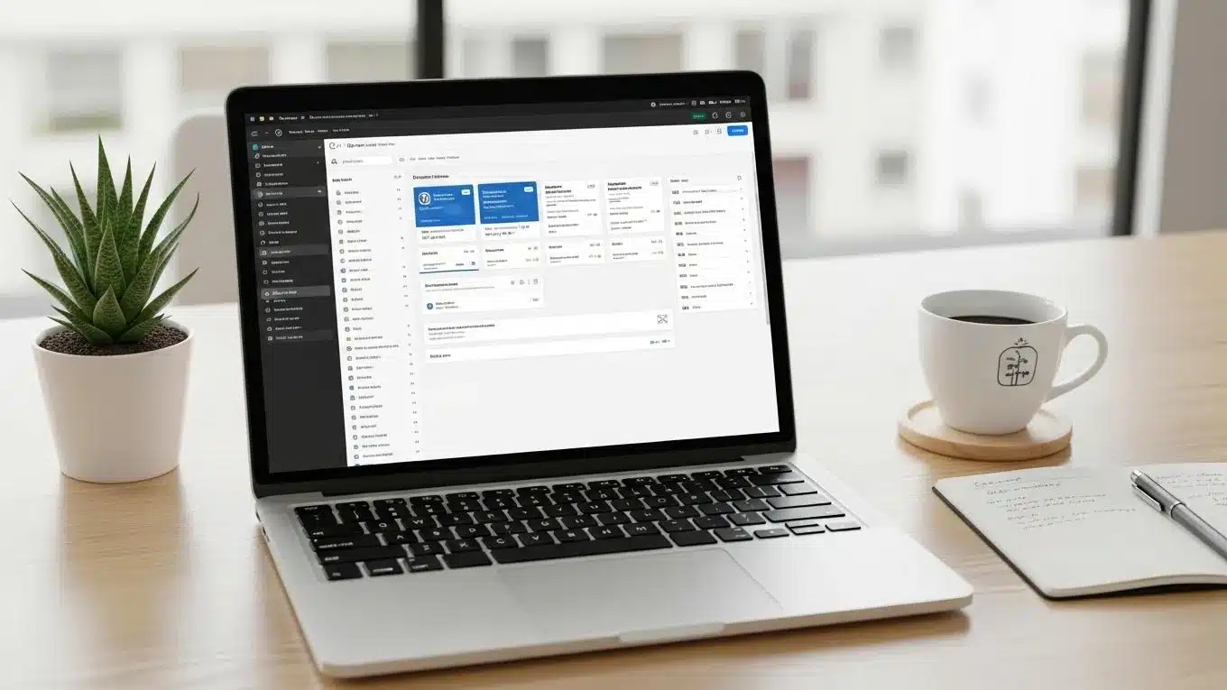How Managed WordPress Hosting Enhances Site Performance 1 Server room showcasing advanced caching and CDN technology for improved website speed