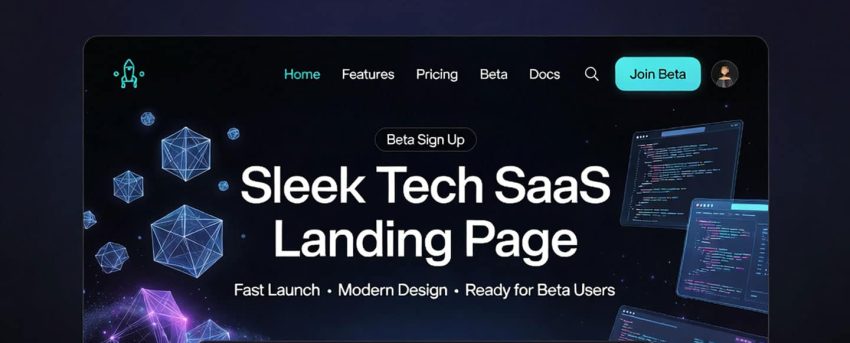 AI website builder from WP Support Lab launching a tech SaaS site