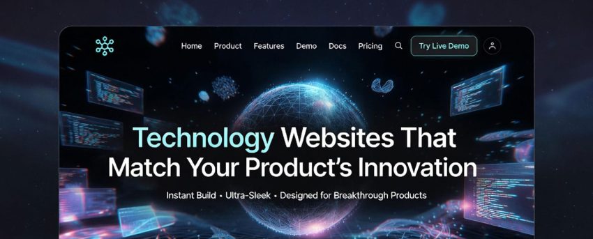 technology website builder