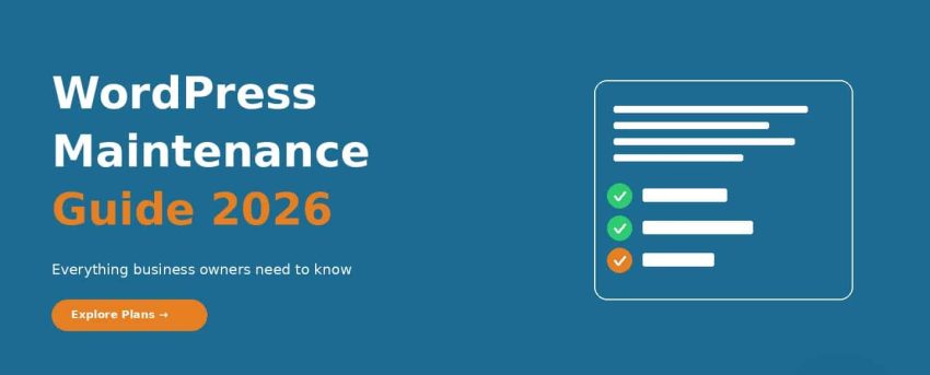 WordPress Maintenance Guide 2026 - Complete guide for business owners